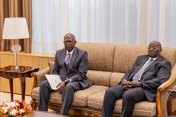 Coopération Côte d'Ivoire - Gabon / Le Vice-Président de la République a eu un entretien avec son homologue Gabonais
